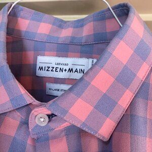 Pink Blue Checked Mizzen Main Shirt